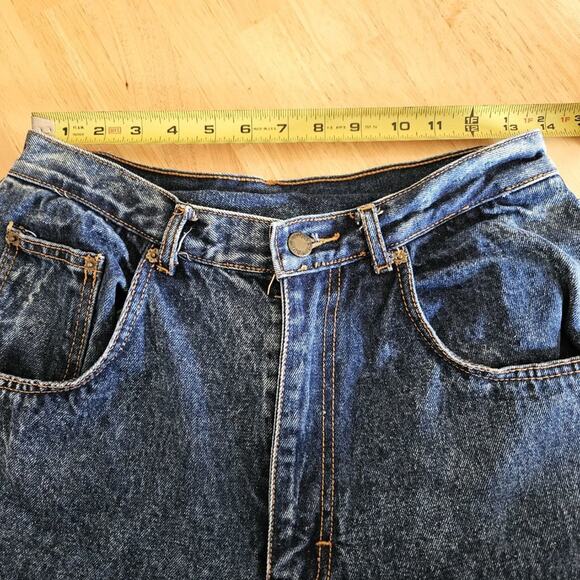 Gitano Vintage 80's High Waisted Mom Jeans - Acid Blue - size 14 - EUC - Picture 8 of 12